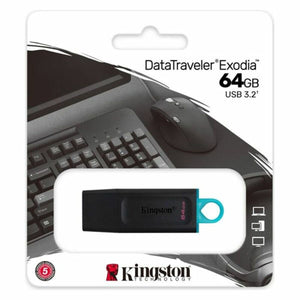 USB Pendrive Kingston DataTraveler DTX Schwarz USB Pendrive