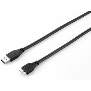 USB 3.0 A zu Micro USB-B-Kabel Equip KP7720 Schwarz 1,8 m