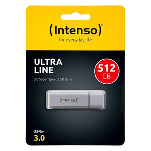 Pendrive INTENSO 3531493 512 GB USB 3.0 Silberfarben Silber 512 GB USB Pendrive