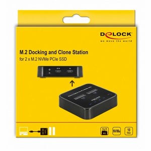 Dockstation DELOCK 64177 Schwarz 10 Gbps