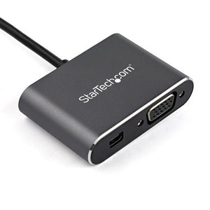 USB-C-zu-VGA/MiniDisplayPort-Adapter Startech CDP2MDPVGA           Grau