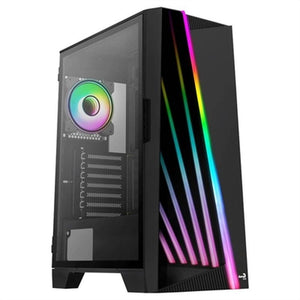 ATX Semi-Tower Rechner Aerocool MIRAGEBK Schwarz Beleuchtung RGB