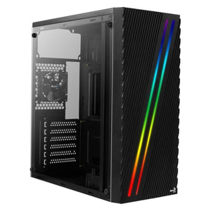 ATX Semi-Tower Rechner Aerocool STREAK RGB USB 3.0 Schwarz