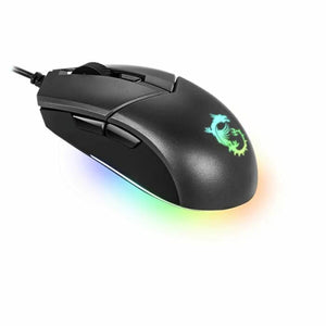 Gaming Maus MSI Clutch GM11 Schwarz Lichter Mit Kabel