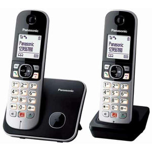 Kabelloses Telefon Panasonic Corp. KX-TG6852SPB DUO Schwarz