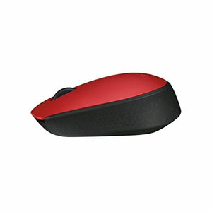 Schnurlose Mouse Logitech M171 1000 dpi Schwarz Rot