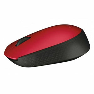 Schnurlose Mouse Logitech M171 1000 dpi Schwarz Rot