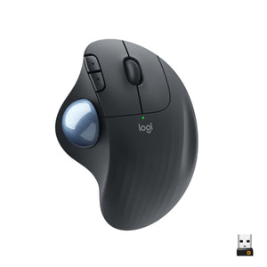 Ergonomische optische Maus Logitech ERGO M575 Schwarz