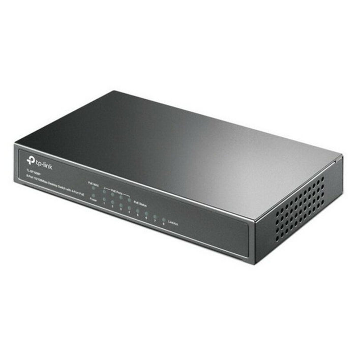 Schalter für das Büronetz TP-Link TL-SF1008P RJ45 PoE 1.6 Gbps Schwarz