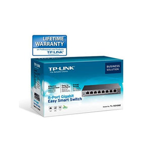 Schalter für das Büronetz TP-Link Easy Smart TL-SG108E 8P Gigabit