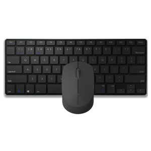 Tastatur mit Drahtloser Maus Rapoo 00192077 Schwarz