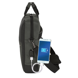 Tasche für Laptop & Tablet Safta Business Grau (41 x 33 x 9 cm)