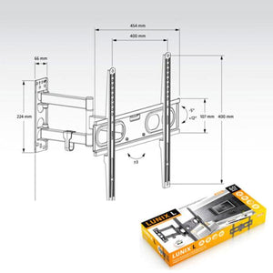 TV Halterung Axil 0592E 26"-60" 30 Kg Schwarz