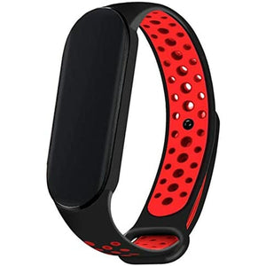 Uhrband Cool Xiaomi Mi Band 5, 6, Amazfit Band 5 Rot