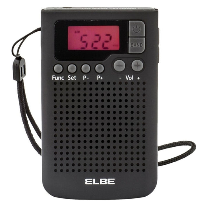 Transistor-Radio ELBE AM/FM Schwarz