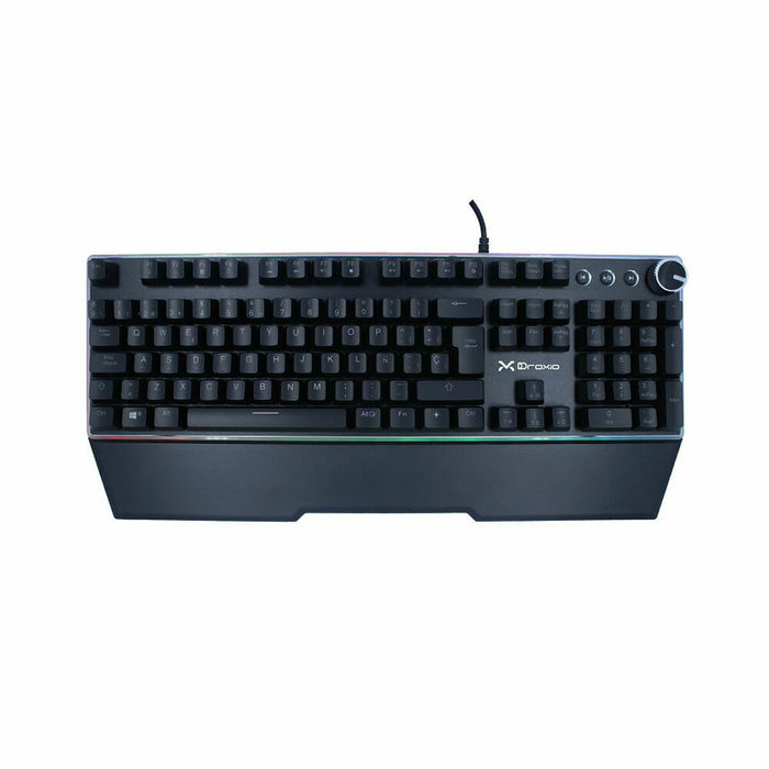 Gaming Tastatur Droxio Kotaka Evolution Qwerty Spanisch Schwarz