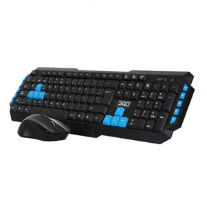 Tastatur und Gaming Maus 3GO COMBODRILEW2 USB Qwerty Spanisch Spanisch