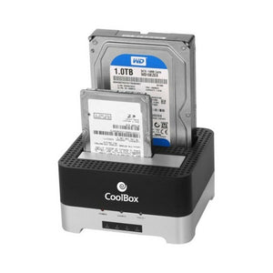 Externe Box CoolBox COO-DUPLICAT2        2,5"-3,5" SATA USB 3.0