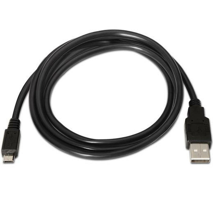 USB 2.0 A zu Micro USB-B-Kabel Aisens A101-0027 Schwarz 80 cm