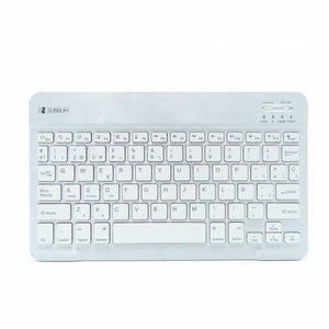 Bluetooth-Tastatur Subblim SUB-KBT-SM0001 Qwerty Spanisch Silberfarben