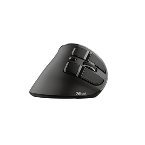 Schnurlose Mouse Trust Voxx Bluetooth Aufladbar Ergonomisch Vertikal Schwarz 2400 dpi