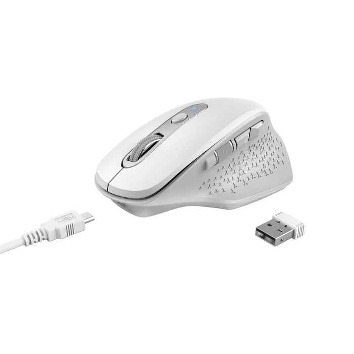 Mouse Trust 24035 OZAA Weiß 2400 dpi