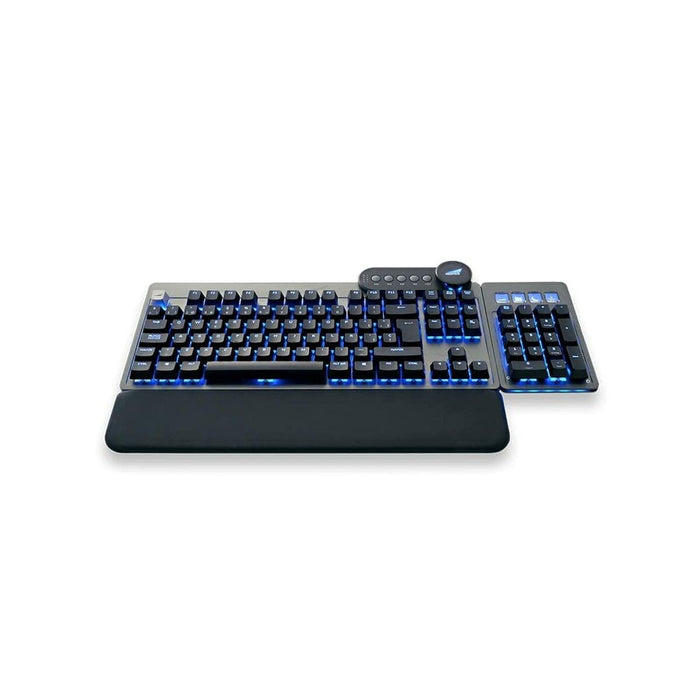 Tastatur Mountain Everest Max Qwerty Spanisch Dunkelgrau